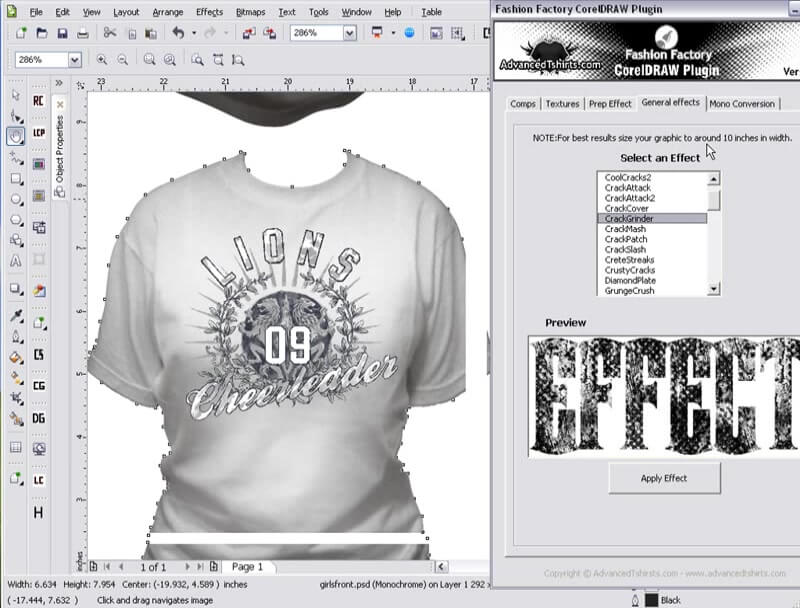 Introduction to Modern T-Shirt Design in CorelDRAW and Fashion Factory ...